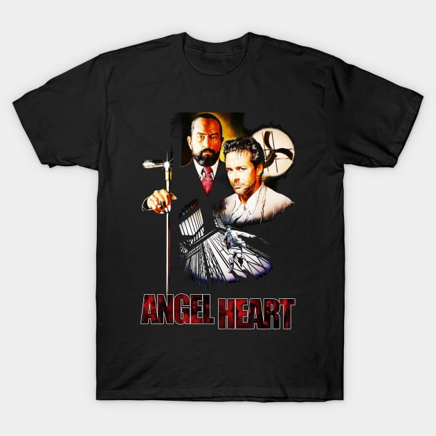 Angel Heart Design T-Shirt by HellwoodOutfitters